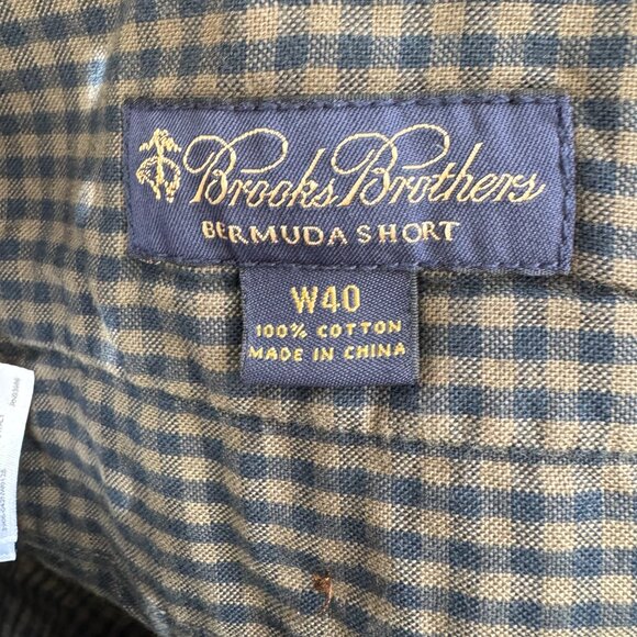 NWT Brooks Brothers Mens Cotton Deep Green BERMUDA SHORT $89.50 - W40 / 10" - Picture 5 of 8
